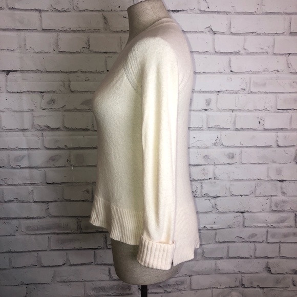 JCrew Wool Alpaca blend cream sweater. XXS - Picture 4 of 7